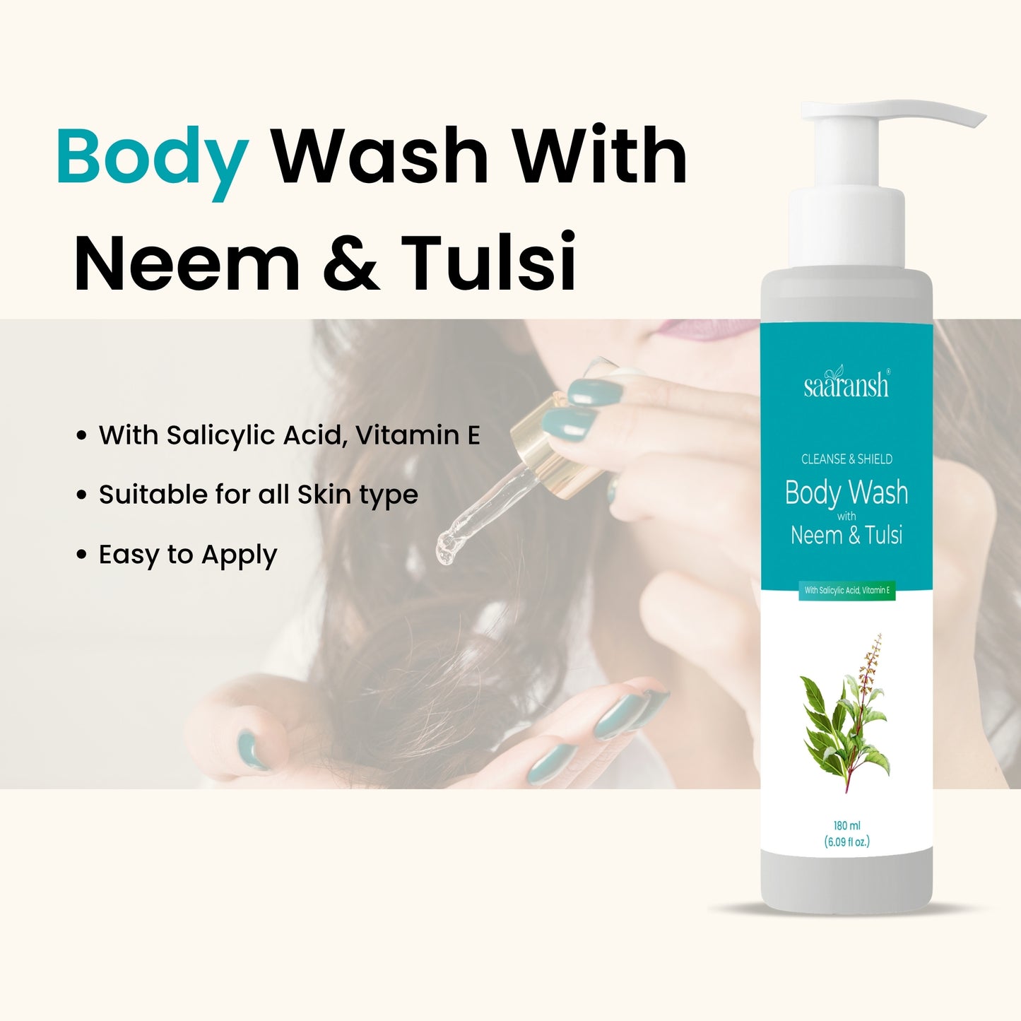 Saaransh Body Wash with Neem & Tulsi