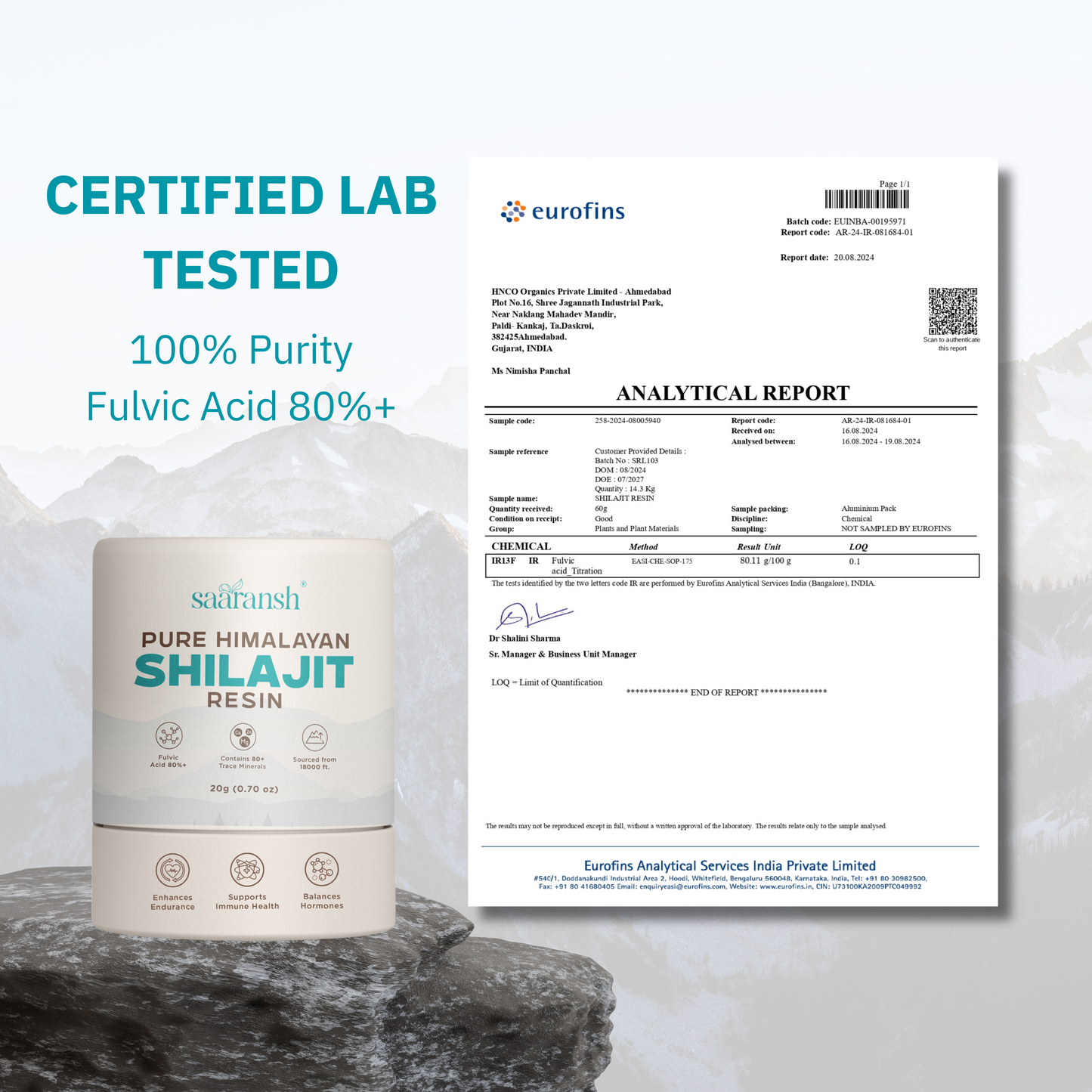 Saaransh Pure Himalayan Shilajit Resin