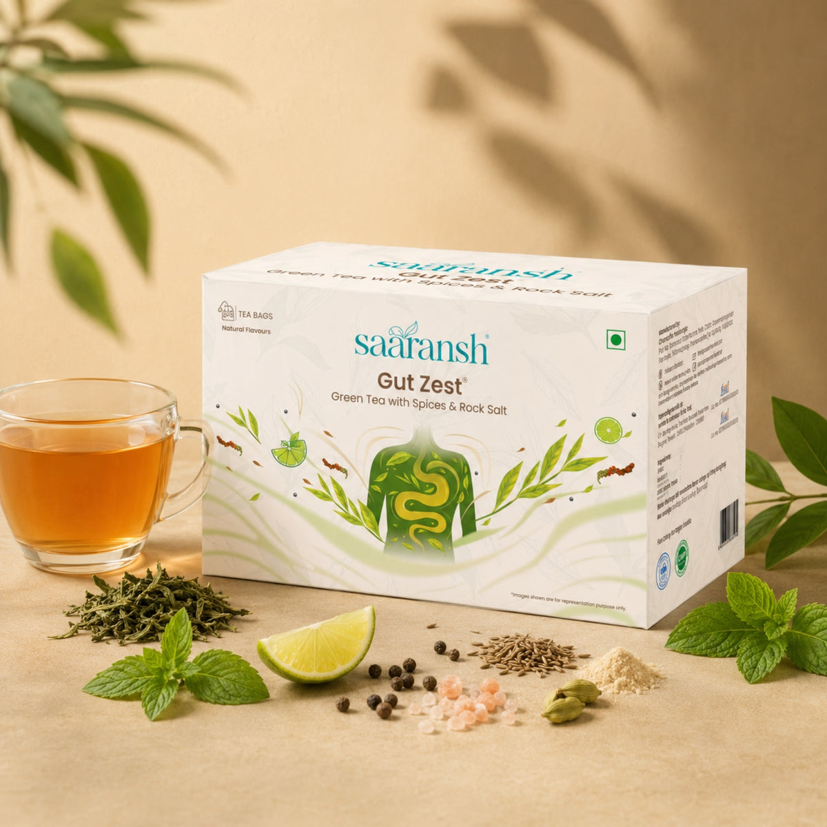 Saaransh Gut Zestᵀᴹ Tea