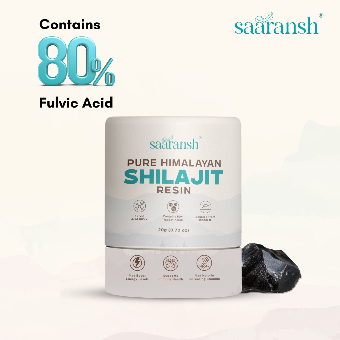 Saaransh Pure Himalayan Shilajit Resin