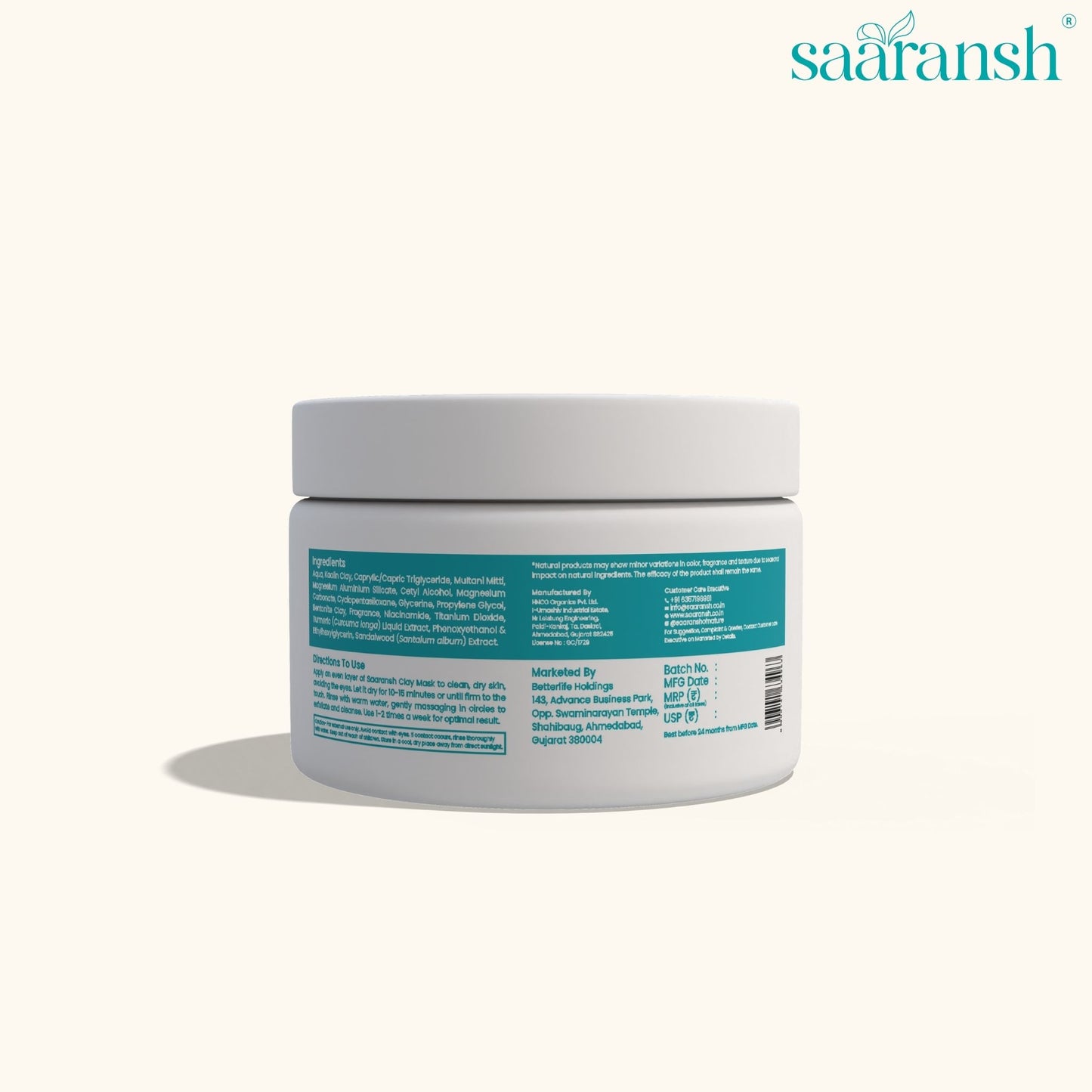 Saaransh Clay Mask