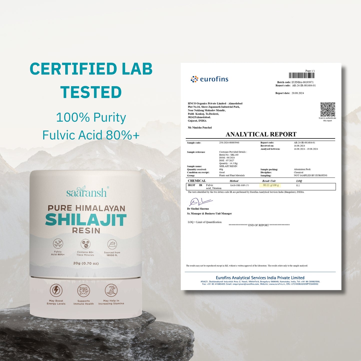 Saaransh Pure Himalayan Shilajit Resin