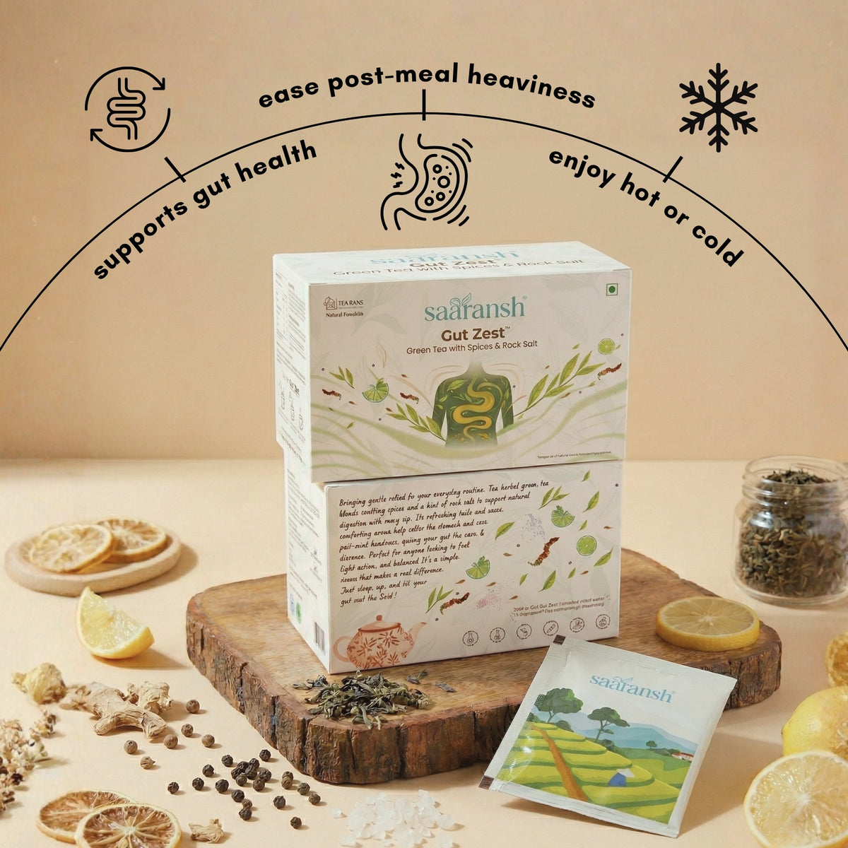 Saaransh Gut Zestᵀᴹ Tea
