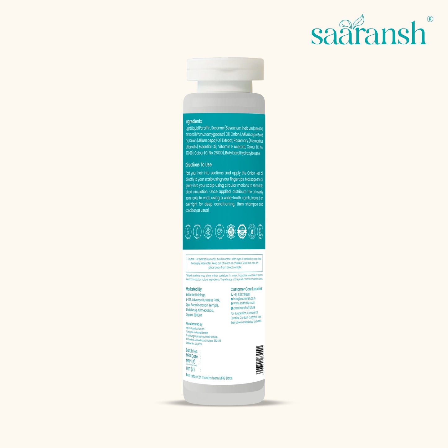 Saaransh Onion Hair Oil
