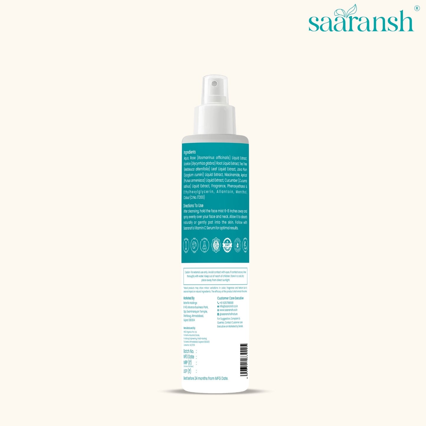 Saaransh Face Mist & Toner
